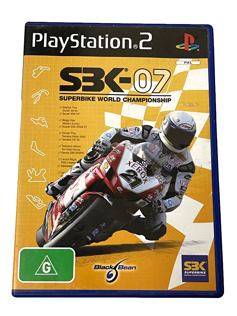 SBK 07 Superbike World Championship PS2 PAL *Complete* (Preowned)