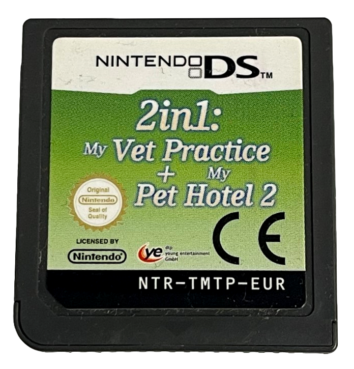My Vet Practice + My Pet Motel 2 Nintendo DS 2DS 3DS Game *Cartridge Only* (Pre-Owned)