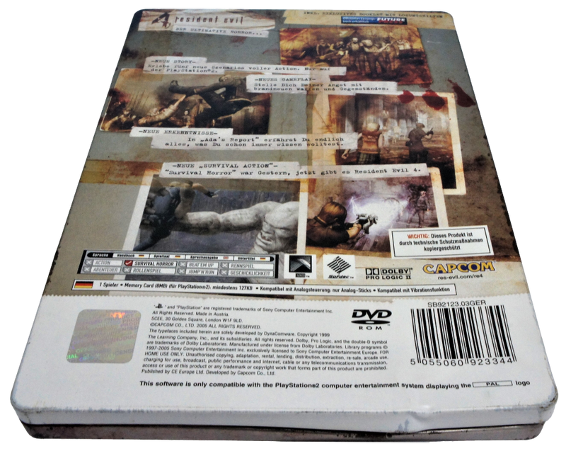 Resident Evil 4 Steelbook PS2 PAL *Complete* German Version (Preowned)