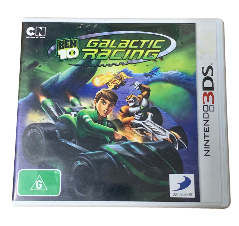 Ben 10 Galactic Racing Nintendo 3DS 2DS Game (Pre-Owned)