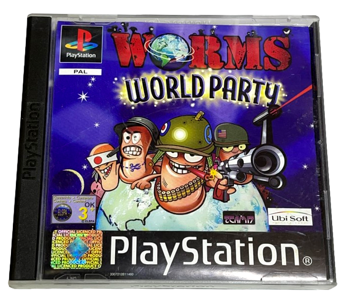 Worms World Party PS1 PS2 PS3 PAL *Complete*