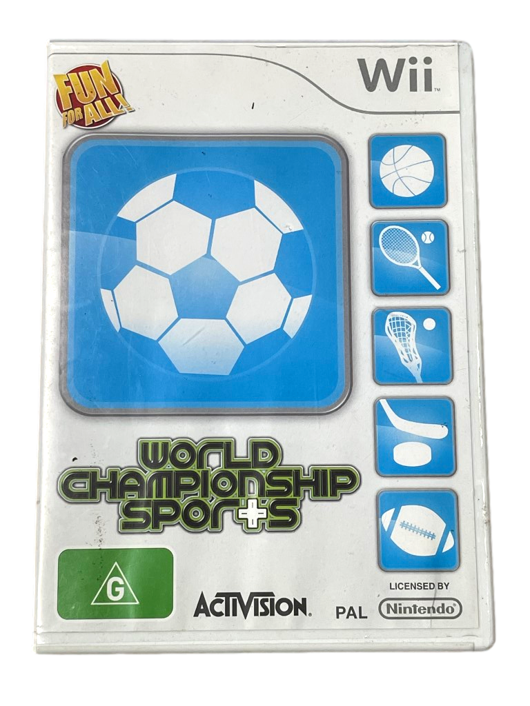 World Championship Sports Nintendo Wii PAL *Complete* Wii U Compatible (Pre-Owned)