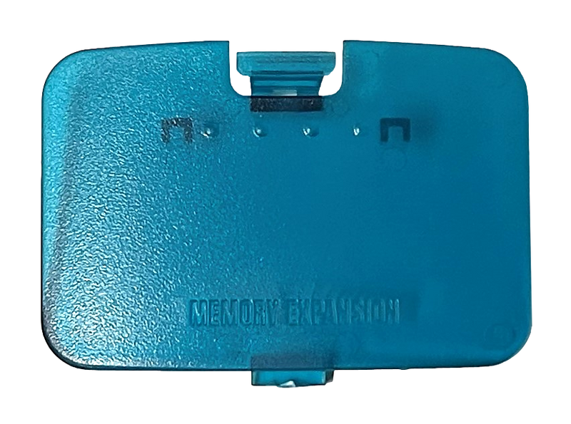 Expansion Pak Pack Cover Lid Door Nintendo 64 N64 Ice Blue New