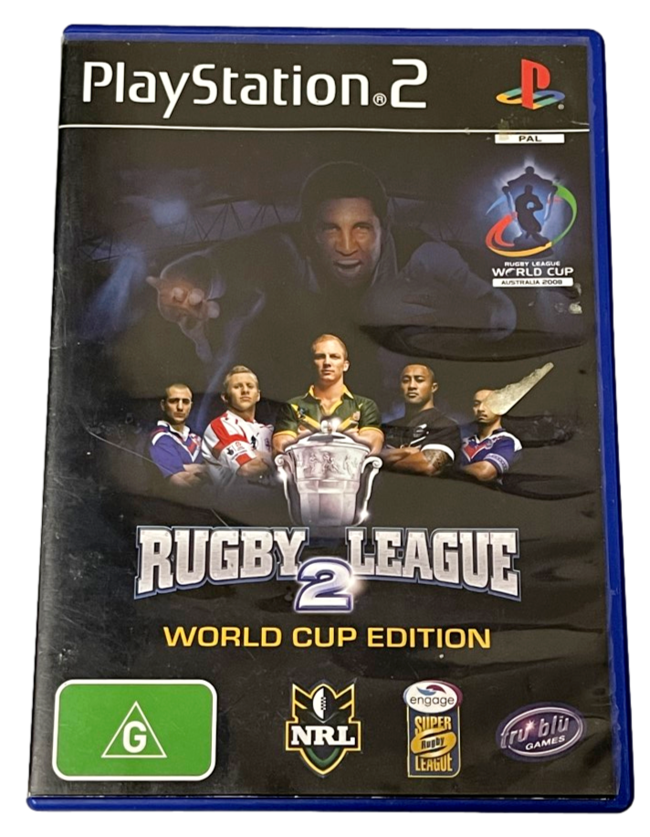 NRL Rugby League 2 World Cup Edition PS2 PAL *Complete*