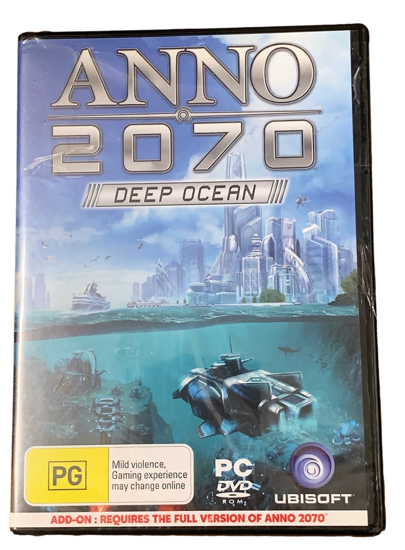 Anno 2070 Deep Ocean *Sealed* PC DVD Add On