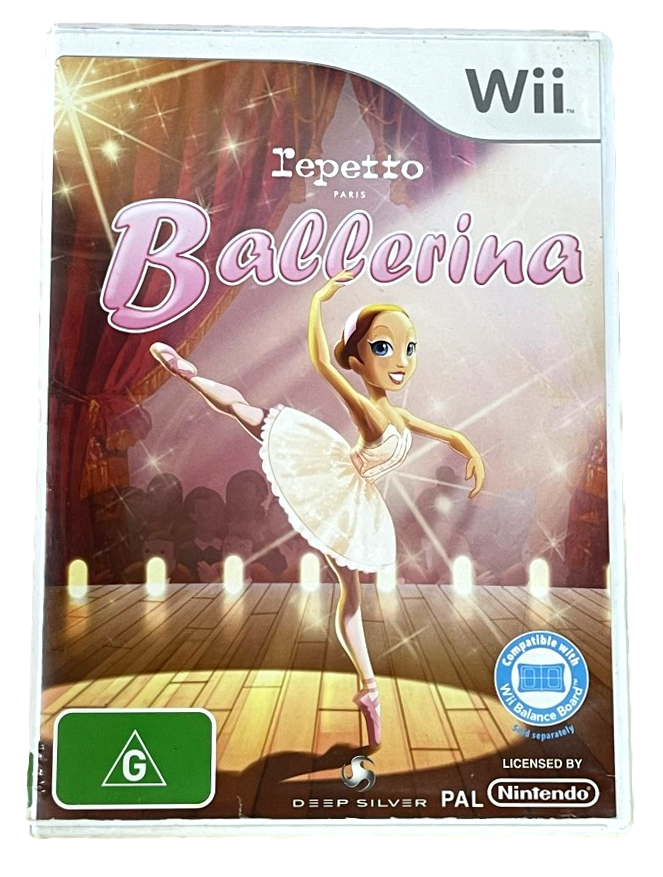 Ballerina Repetto Paris Nintendo Wii PAL *No Manual* (Pre-Owned)