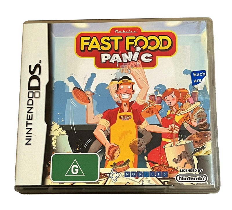 Fast Food Panic DS 2DS 3DS Game *Complete* (Pre-Owned)