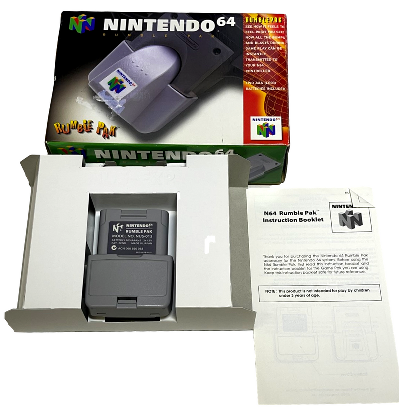 Rumble Pak Nintendo 64 N64 Boxed PAL *Complete* (Preowned)