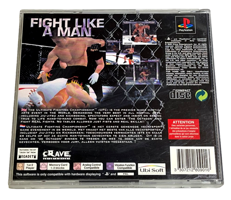 Ultimate Fighting Championship  PS1 PS2 PS3 PAL *Complete* (Preowned)