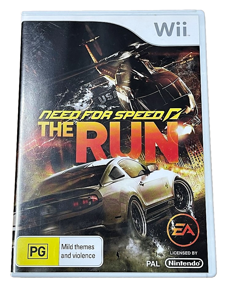 Need For Speed The Run Nintendo Wii PAL *Complete* Wii U Compatible (Pre-Owned)