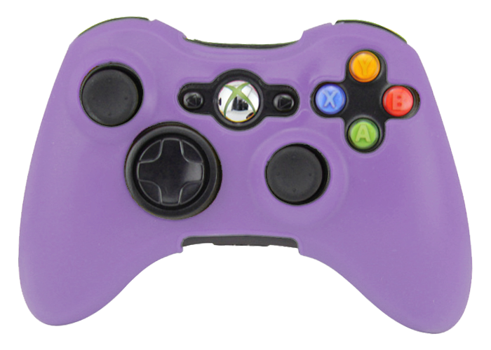 Silicone Cover For XBOX 360 Controller Skin Case Purple