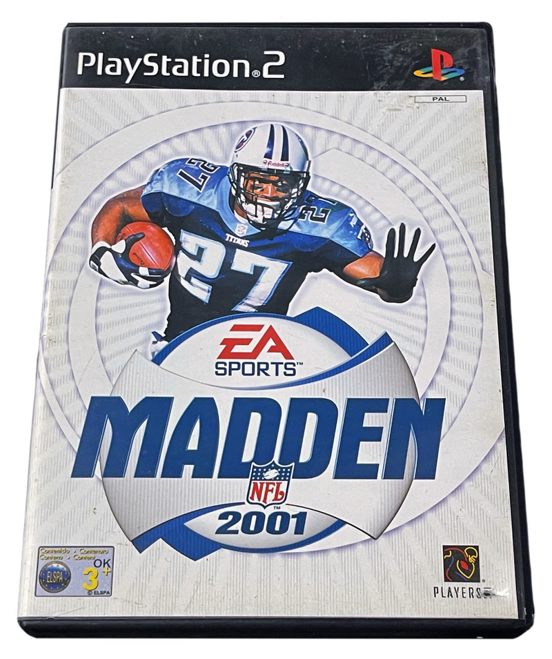 Madden NFL 2001 PS2 PAL *Complete* (Preowned)