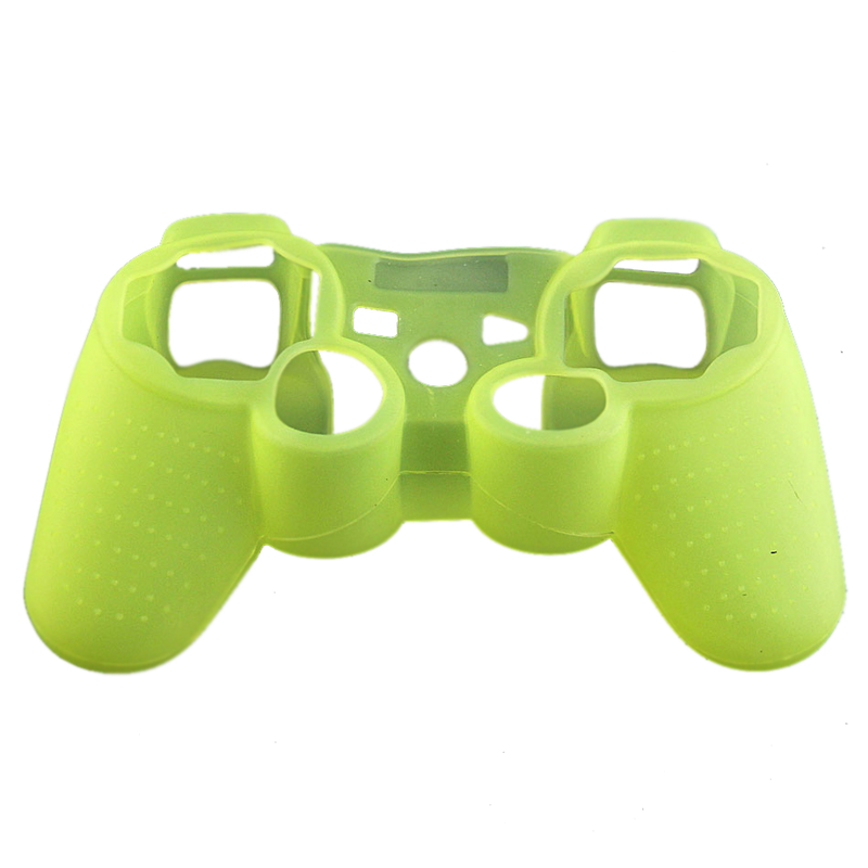 Silicone Cover For PS3 Controller Skin Case Neon Yellow