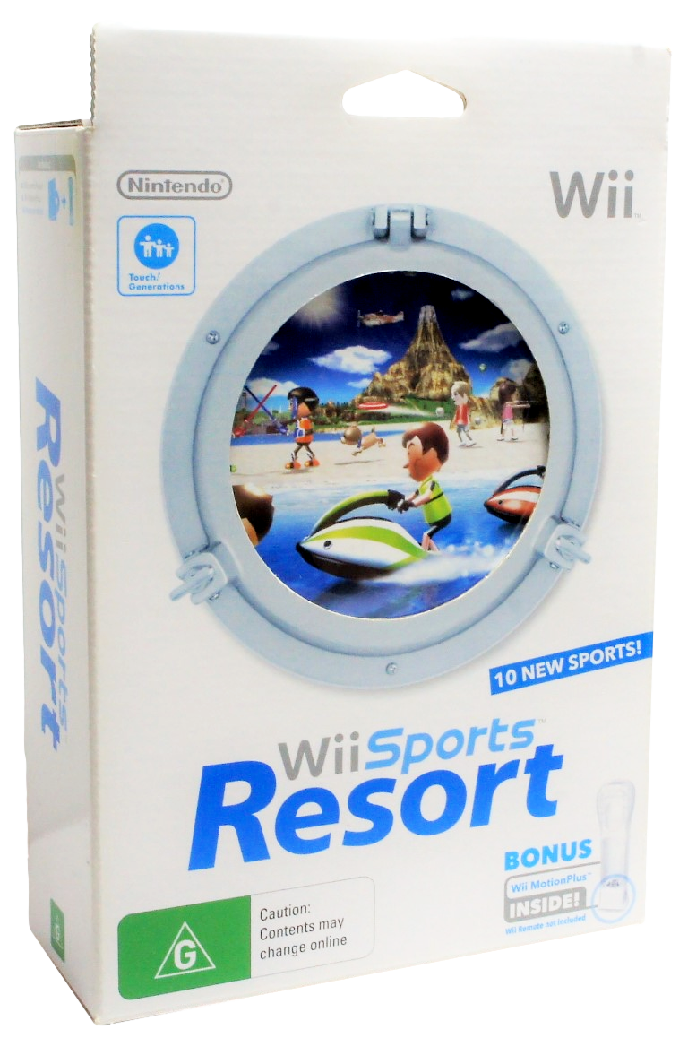 Wii Sports Resort + Motion Plus Nintendo Wii PAL *Boxed* Wii U Compatible (Pre-Owned)
