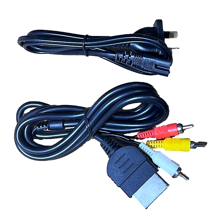Xbox Original AV Cable and Power Cord *Brand New Aftermarket Free Post AU Plug