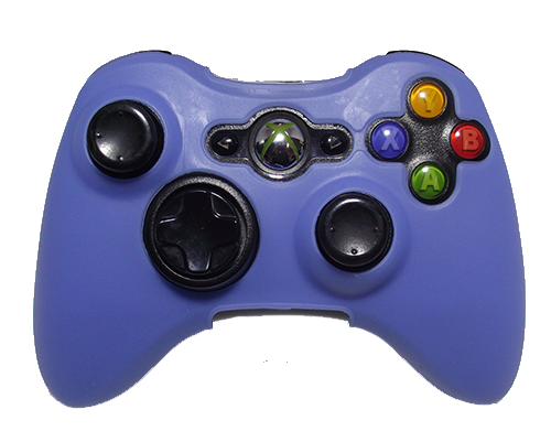 Silicone Cover For XBOX 360 Controller Skin Case Blue - Games We Played