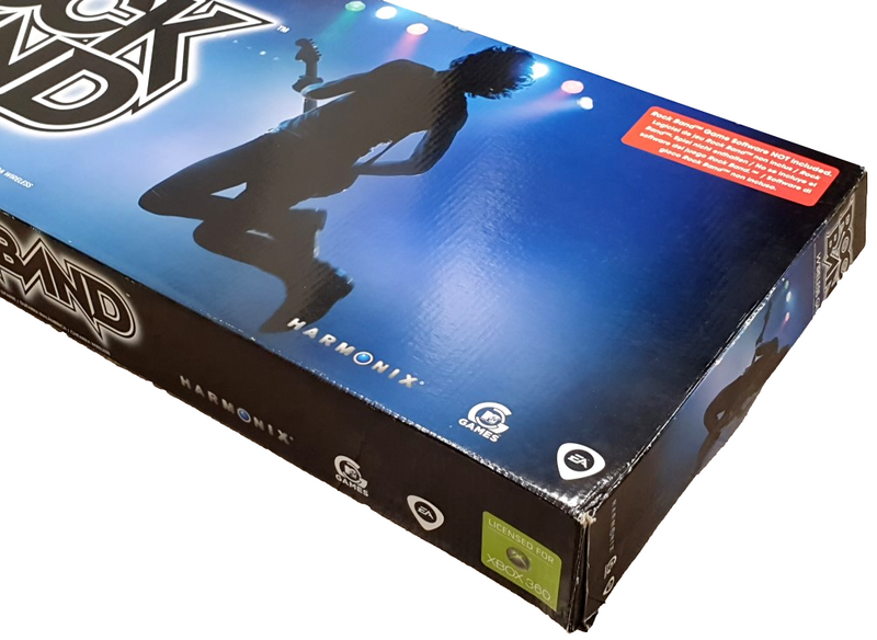 Xbox 360 Harmonix Fender Stratocaster Guitar Hero Rock Band Wireless Boxed (Preowned)