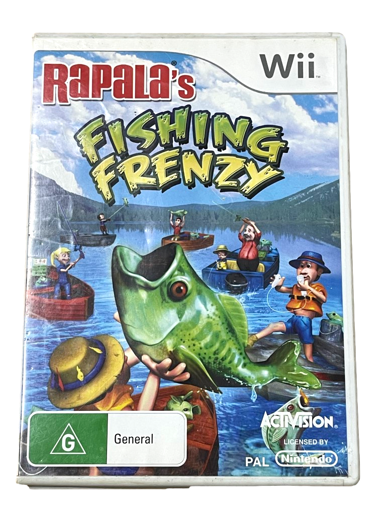 Rapala Fishing Frenzy Nintendo Wii PAL *Complete* Wii U Compatible (Pre-Owned)
