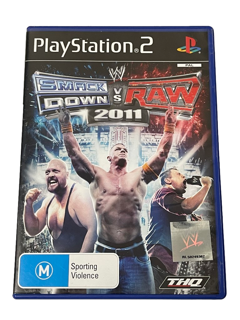 Smack Down Vs Raw 2011 PS2 PAL *Complete* (Preowned)