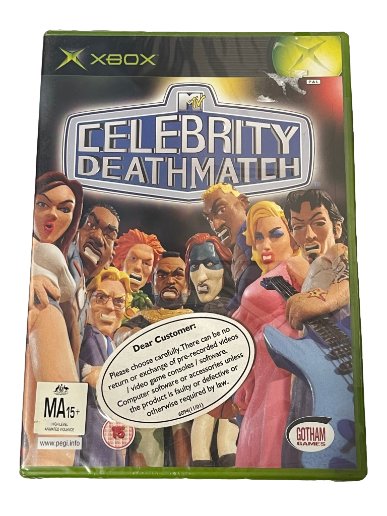 Celebrity Deathmatch XBOX Original PAL *Sealed Brand New*
