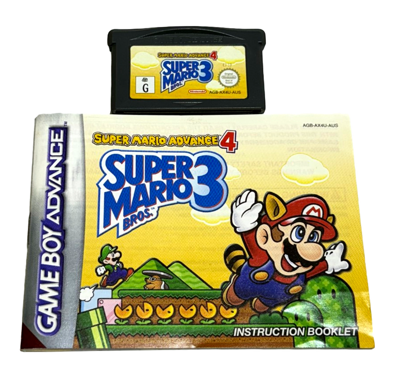 Super Mario Bros 3 Nintendo Gameboy Advance GBA *Complete Boxed with Sealed Card (Preowned)