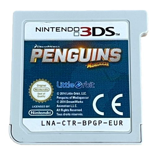 Penguins of Madagascar Nintendo 3DS 2DS (Cartridge Only) (Preowned)