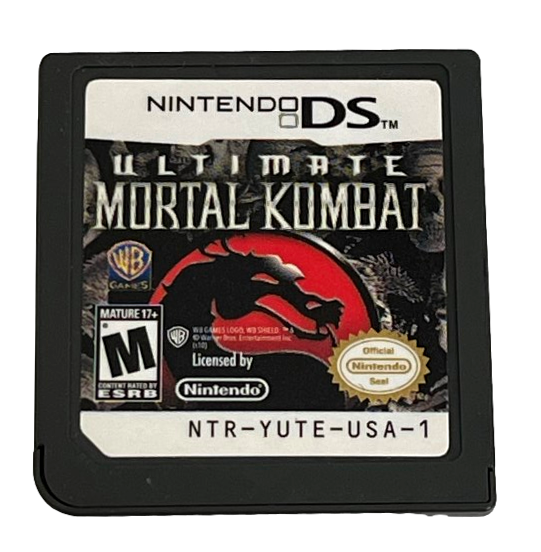 Ultimate Mortal Kombat Nintendo DS 2DS 3DS Game *Cartridge Only* (Preowned)