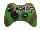 Silicone Cover For XBOX 360 Controller Skin Case Green/Brown Swirls - Games We Played