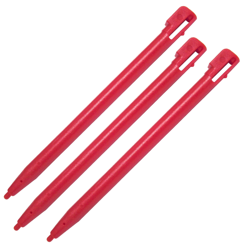3 x Red Touch Screen Stylus for Nintendo DSi Console - Games We Played