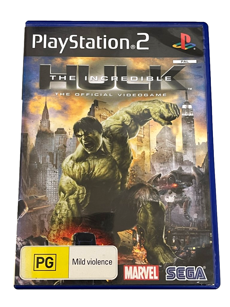 The Incredible Hulk PS2 PAL *No Manual* (Preowned)