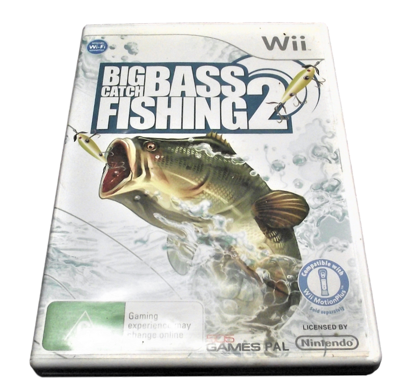 Big Catch Bass Fishing 2 Nintendo Wii PAL *No Manual*(Preowned)