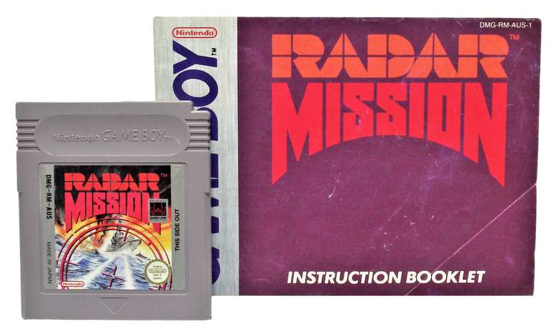 Radar Mission Nintendo Gameboy *Manual* - Games We Played