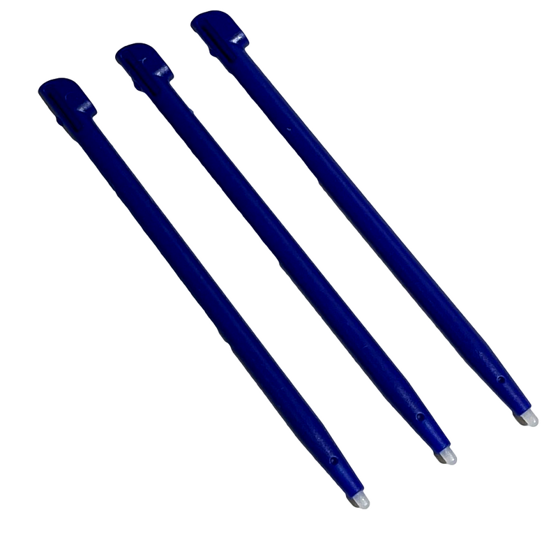 3 x Blue Touch Screen Stylus for Nintendo 2DS Console - Pokemon Saphire