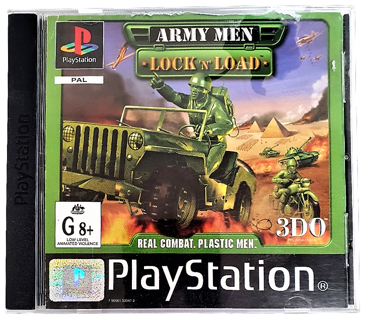 Army Men Lock 'N' Load PS1 PS2 PS3 PAL *Complete*