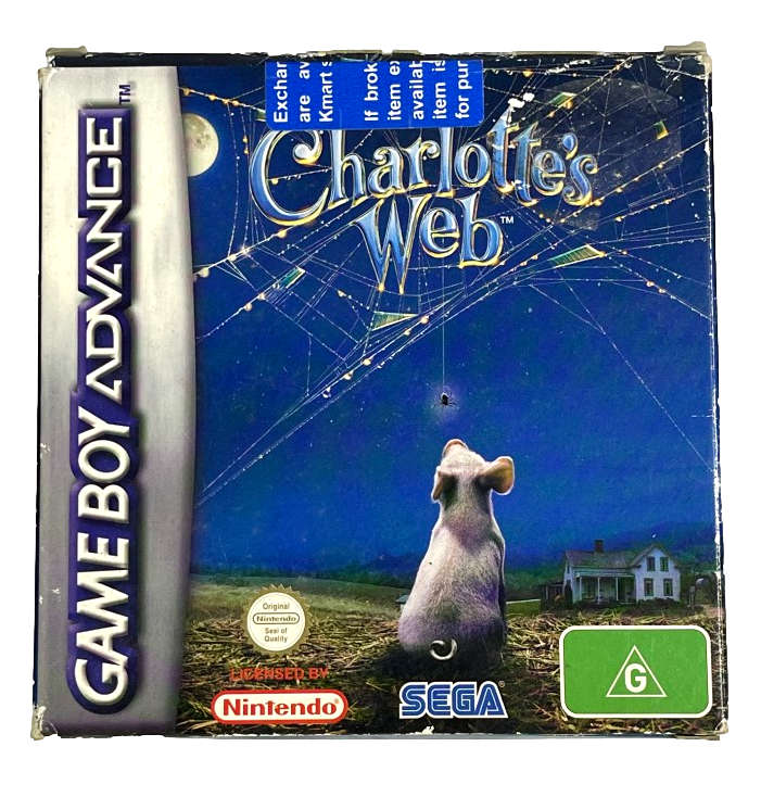 Charlotte's Web Nintendo Gameboy Advance GBA *Complete* Boxed (Pre-Owned)