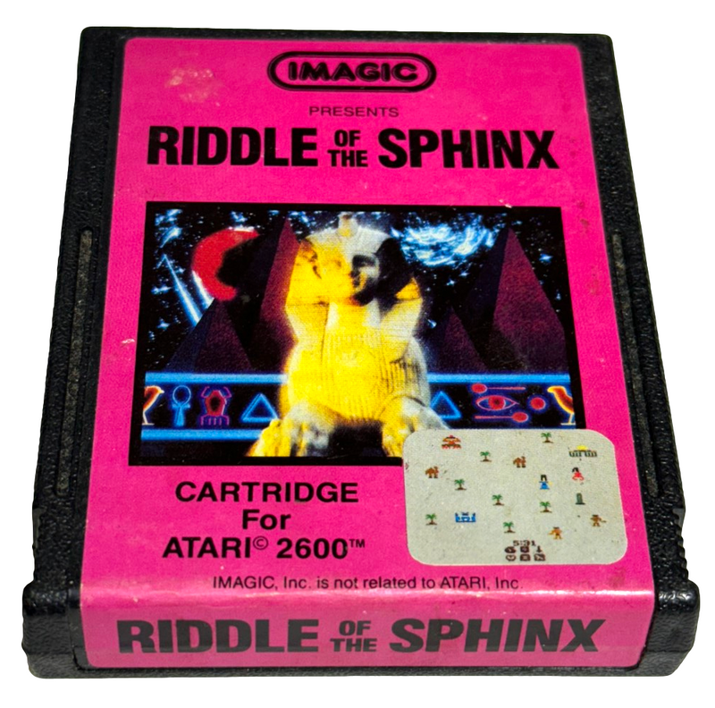 Riddle of the Sphinx Atari 2600 *Cartridge Only* IMAGIC (Preowned)