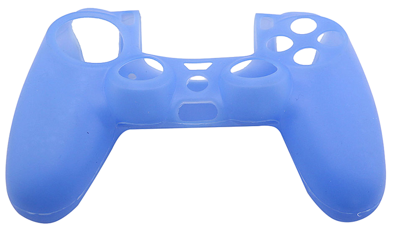 Silicone Cover For PS4 Controller Case Skin - Blue