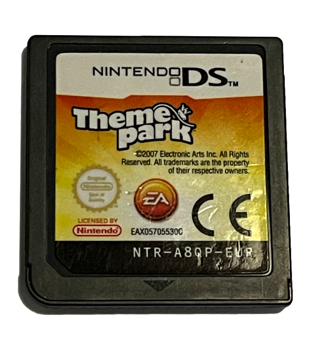 Theme Park Nintendo DS 2DS 3DS Game *Cartridge Only* (Preowned)