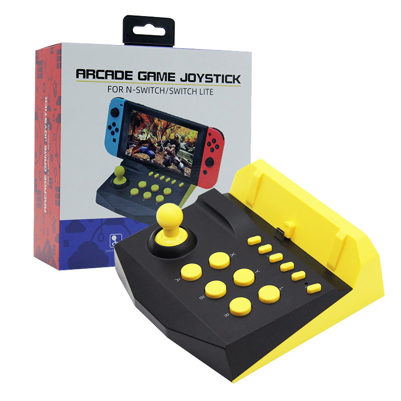 GWP Yellow Arcade Game Style Joystick Rocker for N-Switch/N-Switch Lite *NEW*