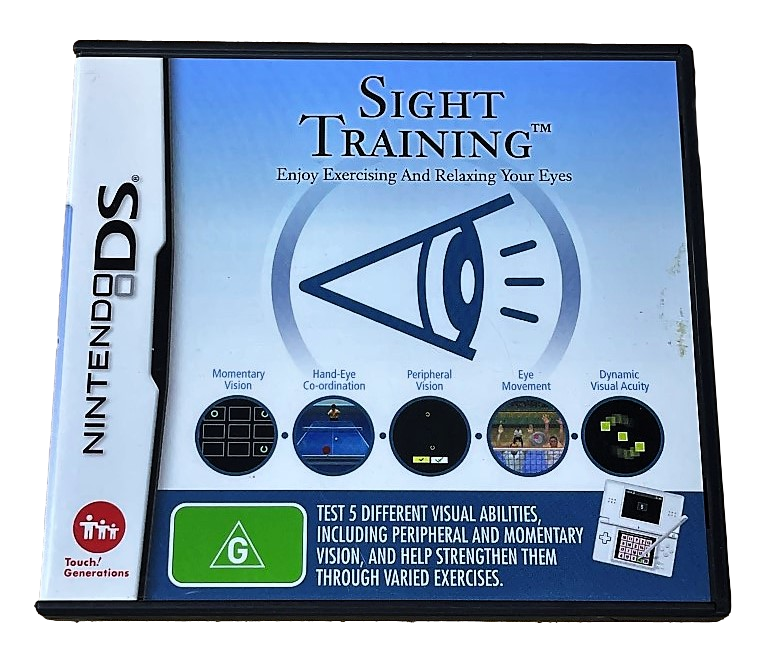 Sight Training Nintendo DS 3DS Game *No Manual* (Pre-Owned)