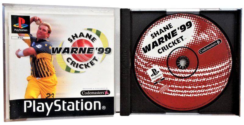 Shane Warne Cricket '99 PS1 PS2 PS3 PAL *Complete* (Pre-Owned)