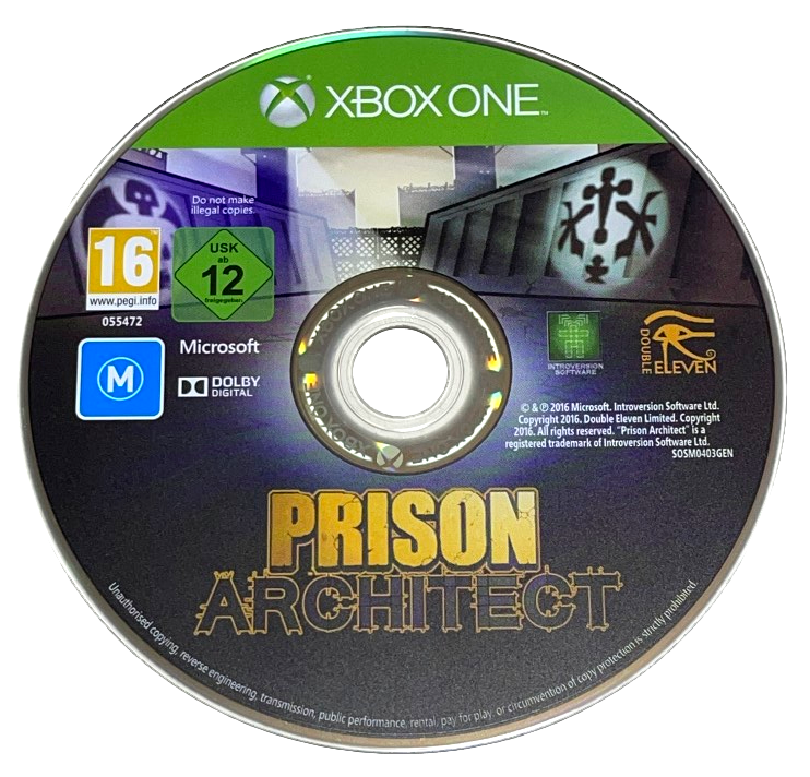 Prison Architect Microsoft Xbox One *Disc Only* (Preowned)