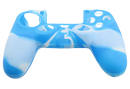 Silicone Cover For PS4 Controller Case Skin -  Light Blue Swirls - Games We Played