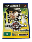 Ricky Ponting 2007 International Cricket PS2 Playstation 2 PAL *No Manual* (Preowned)