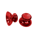 Pair of PS5 3D Rocker Metal Aluminum Caps Dual Sense Controller Red