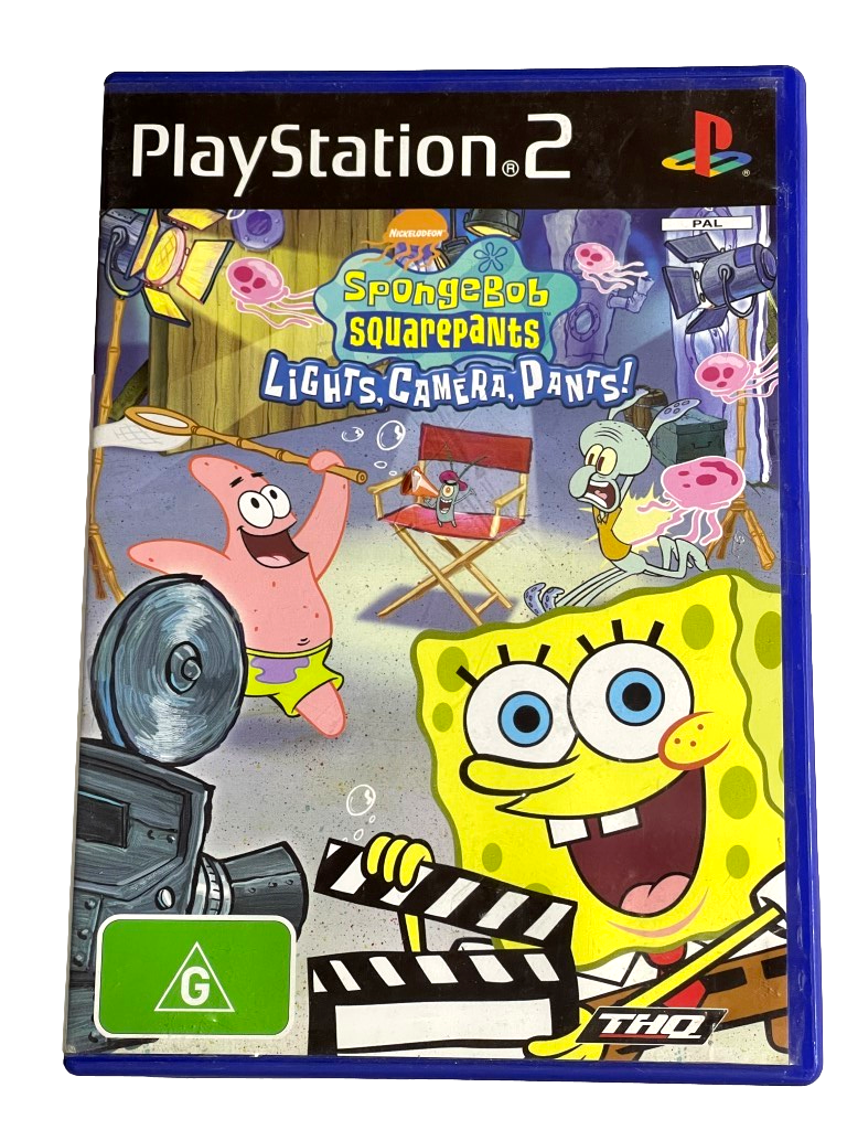 Spongebob Squarepants Lights Camera Pants! PS2 PAL *No Manual* (Preowned)