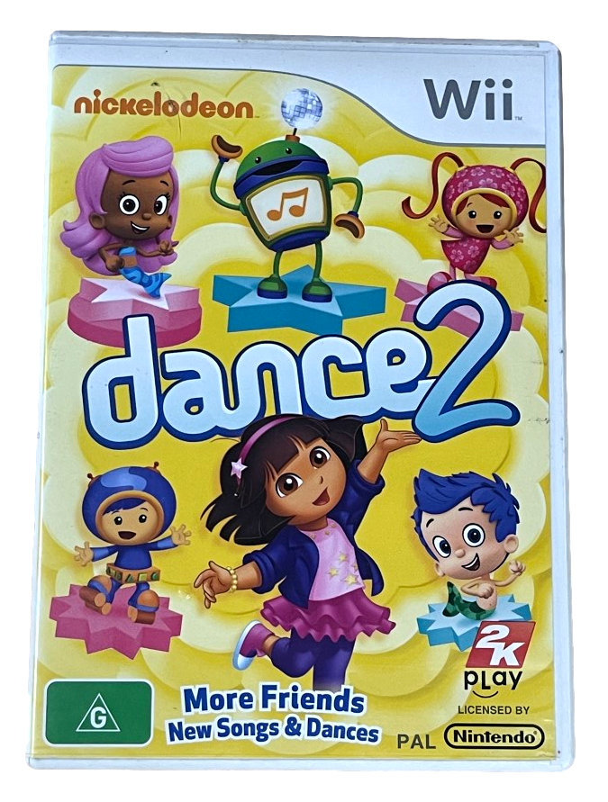 Nickelodeon Dance 2 Nintendo Wii PAL *No Manual* Wii U Compatible (Pre-Owned)