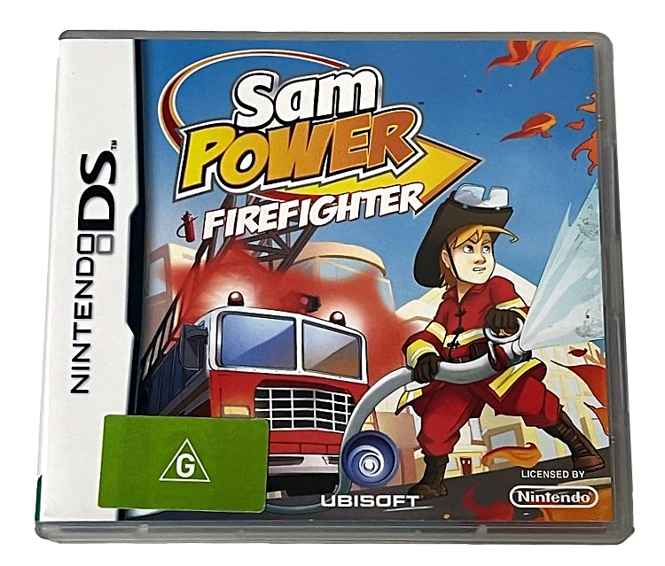 Sam Power Firefighter Nintendo DS 2DS 3DS Game *Complete* (Pre-Owned)