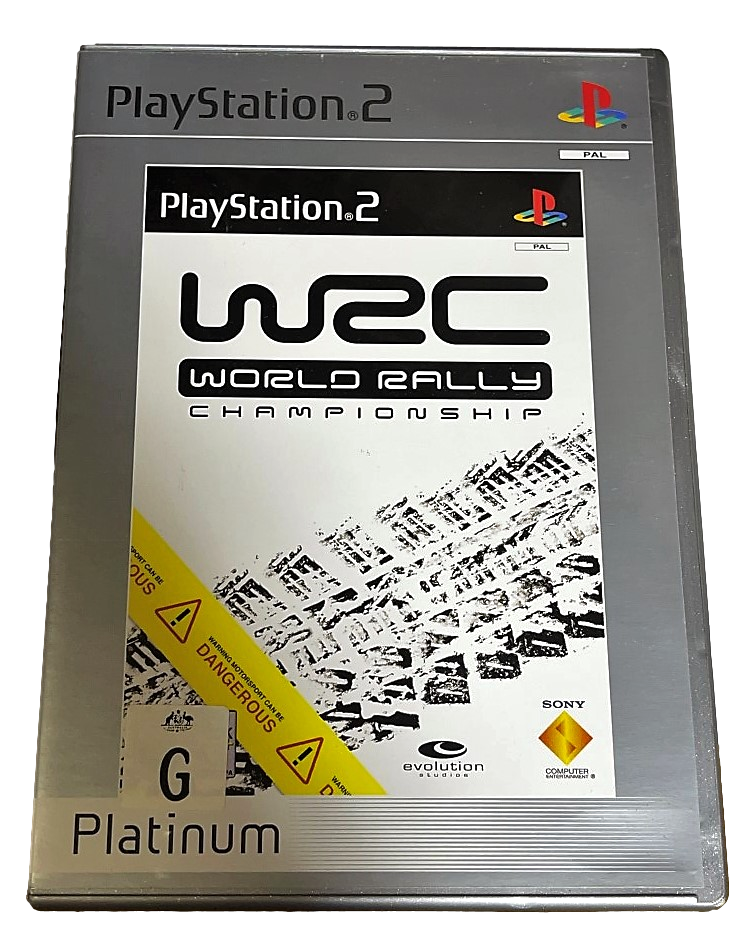 WRC World Rally Championship PS2 (Platinum) PAL *Complete* (Preowned)