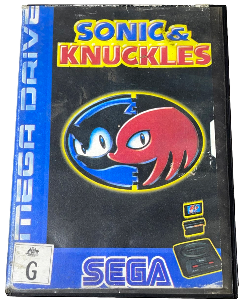 Sonic & Knuckles Sega Mega Drive *No Manual* Ex Rental